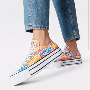 NWT Converse x Mystory Limited Edition Platform Converse - Size 7